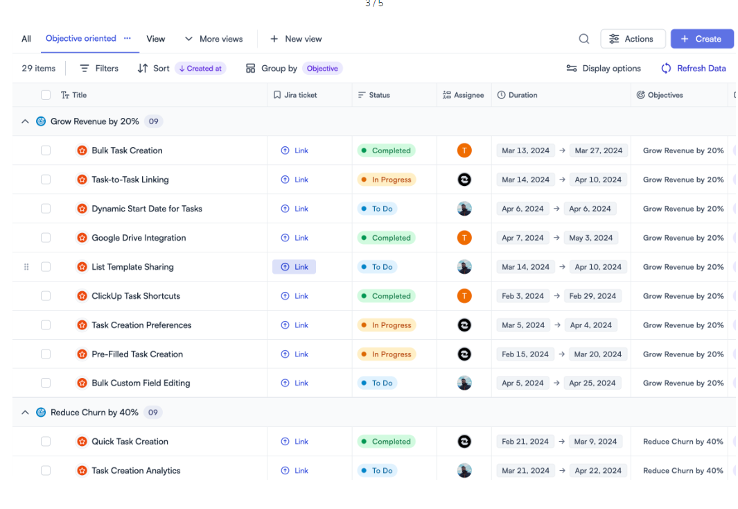 Voctera product management interface