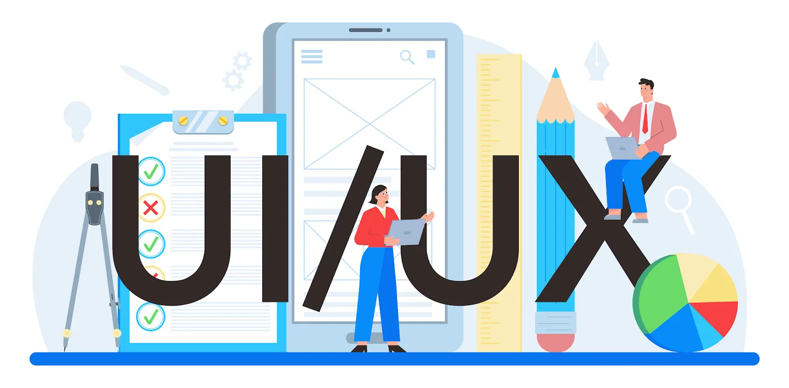 Illustration of UX feedback collection