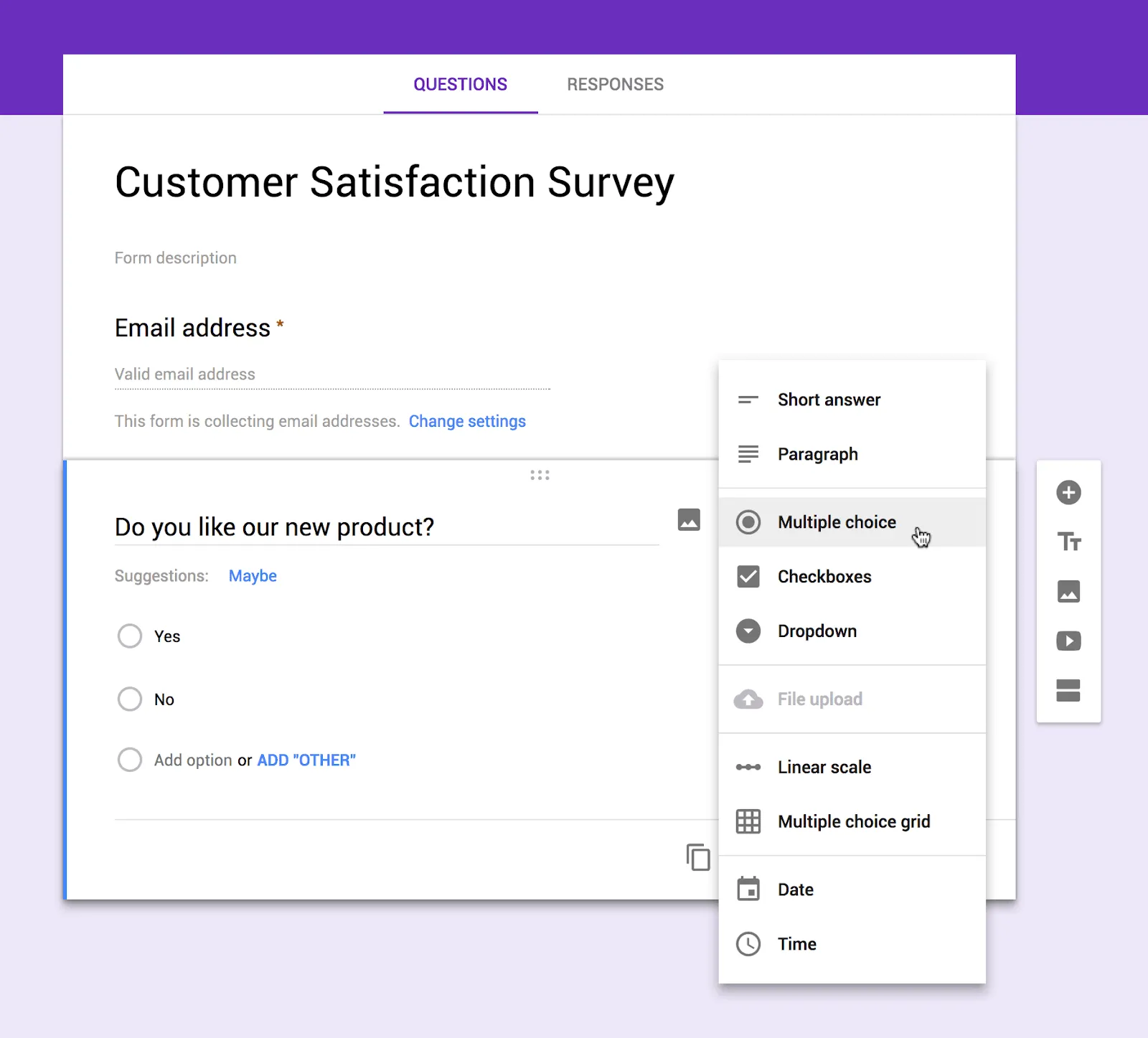 Google forms