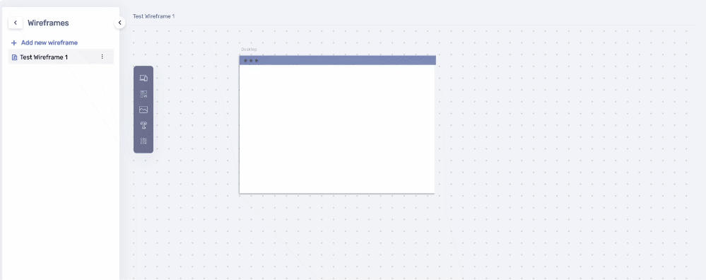 test wireframes on Voctera
