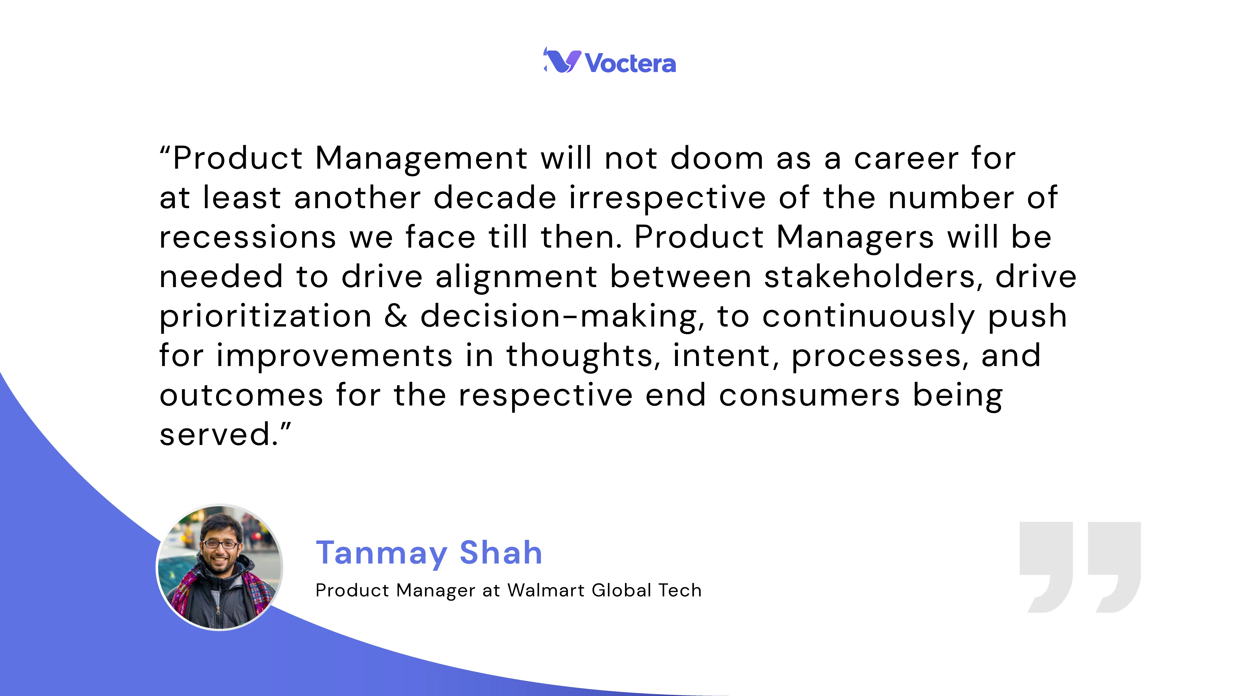 Tanmay Shah Voctera Product Management