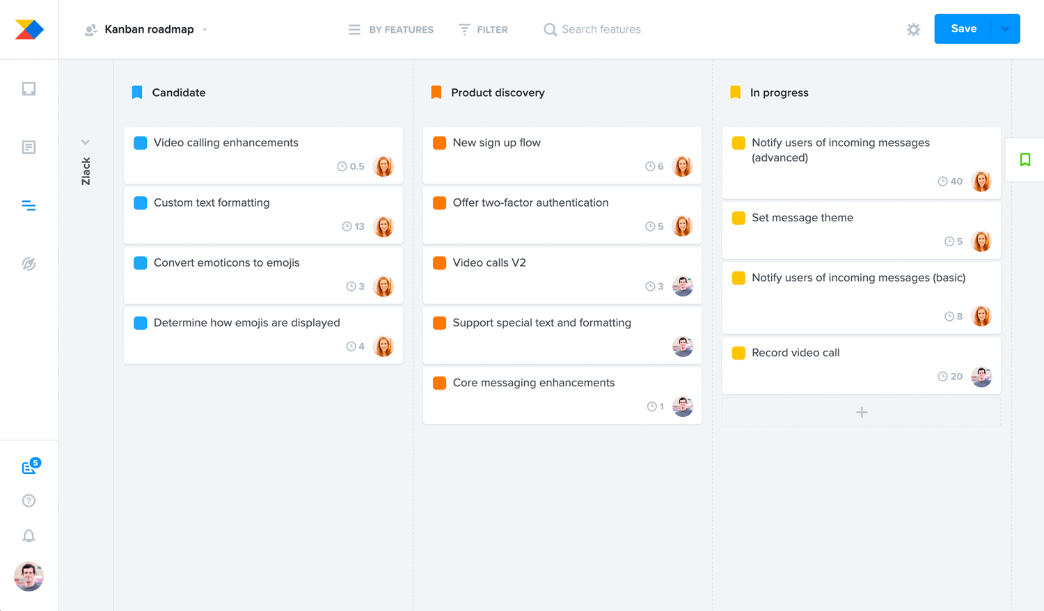 ProductBoard roadmap