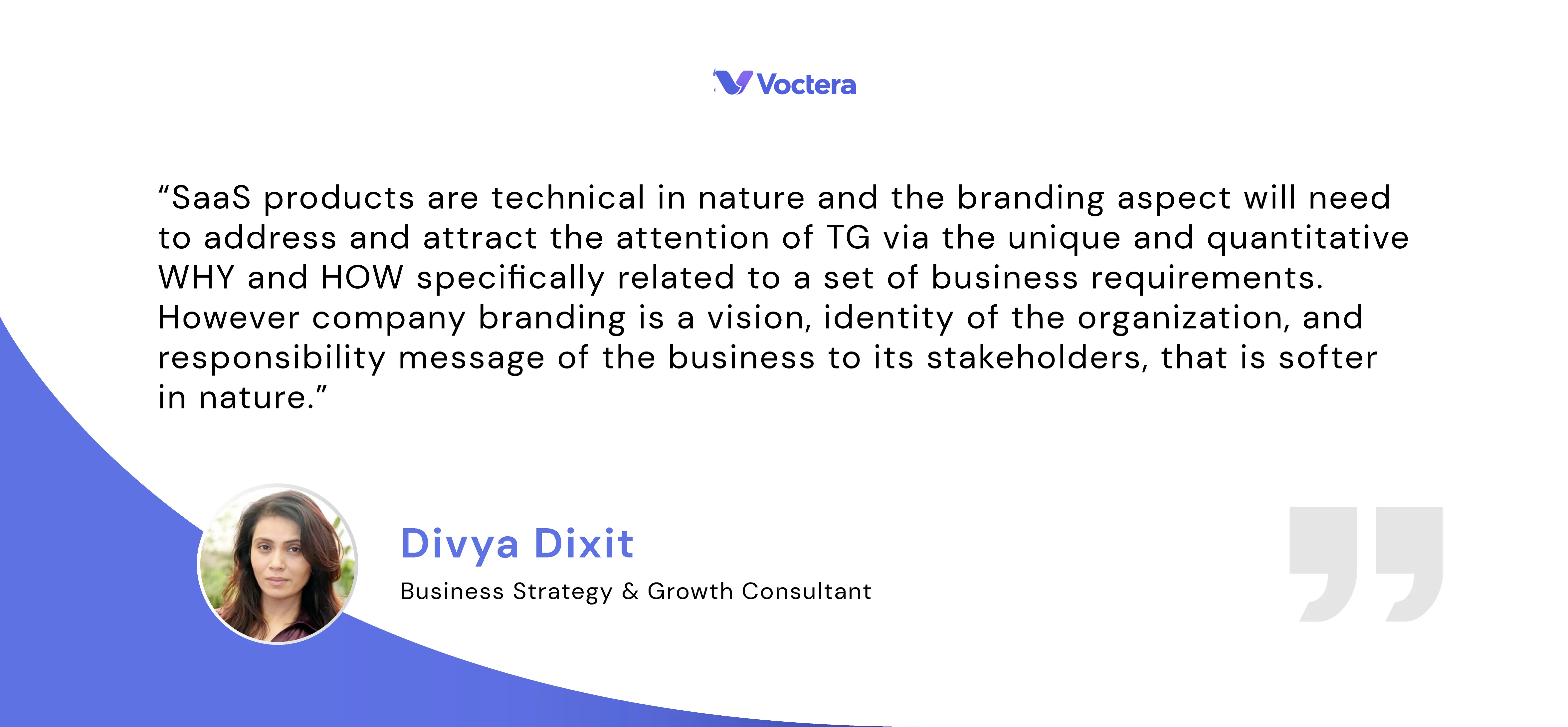Divya Dixit Product Branding Voctera