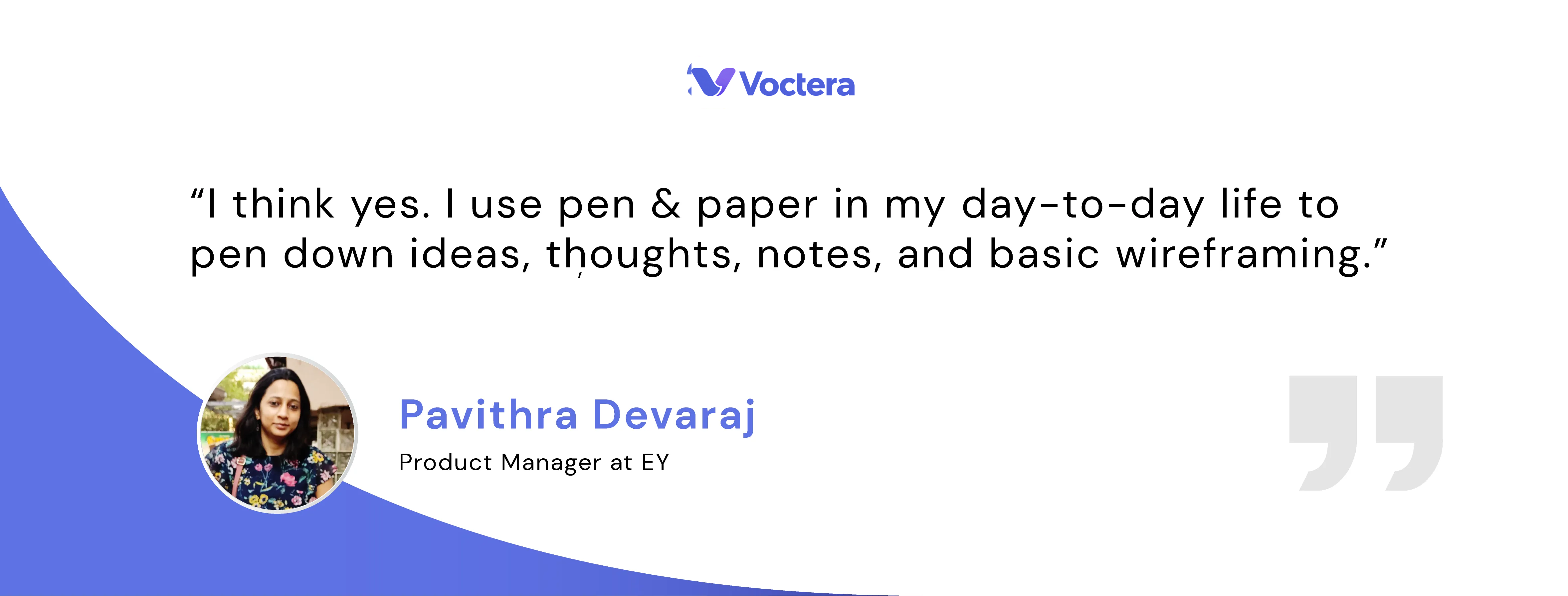 Pavithra Devaraj Voctera Product Management
