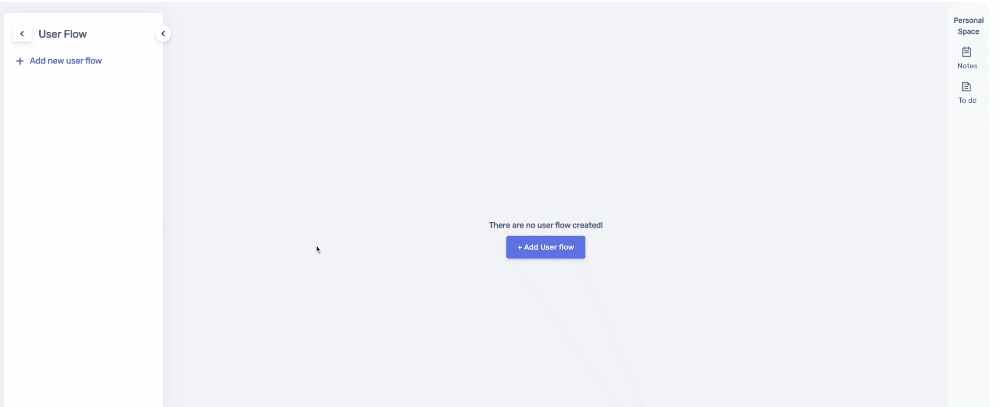 Creating userflow in Voctera