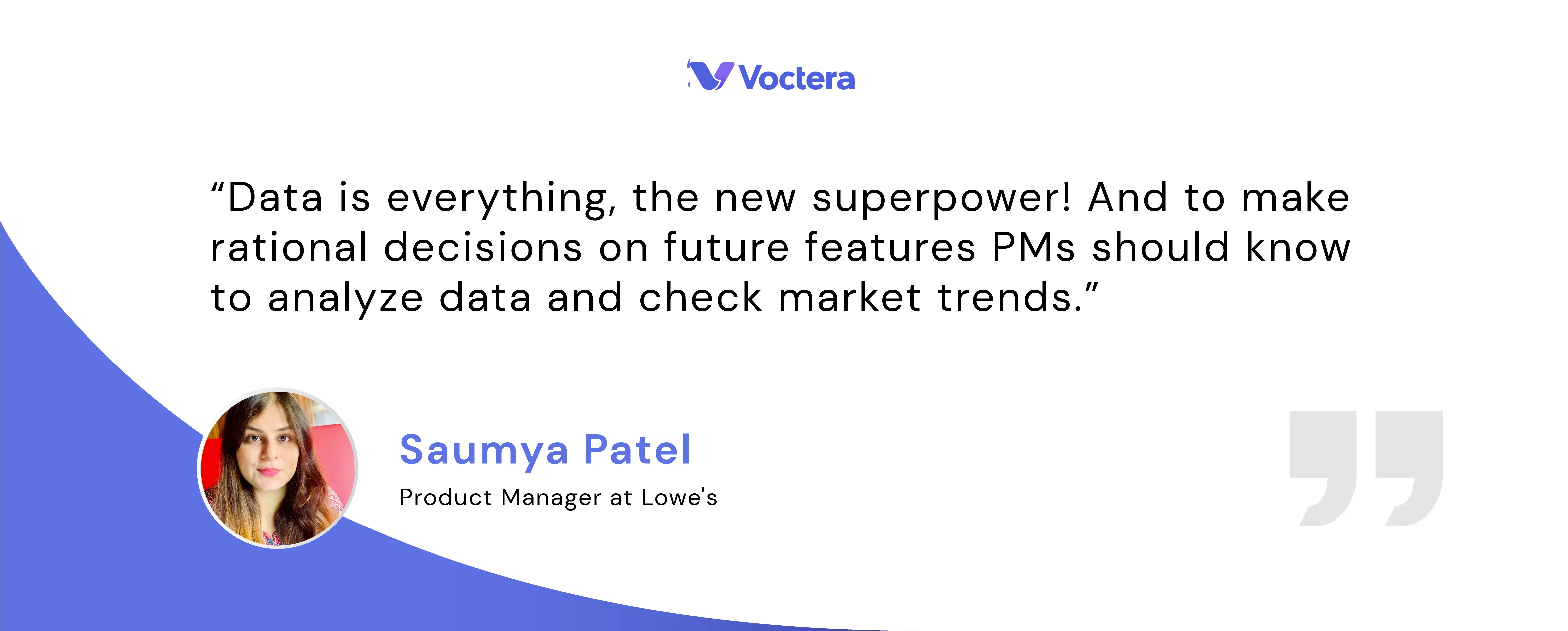 Saumya Patel Voctera Product Management