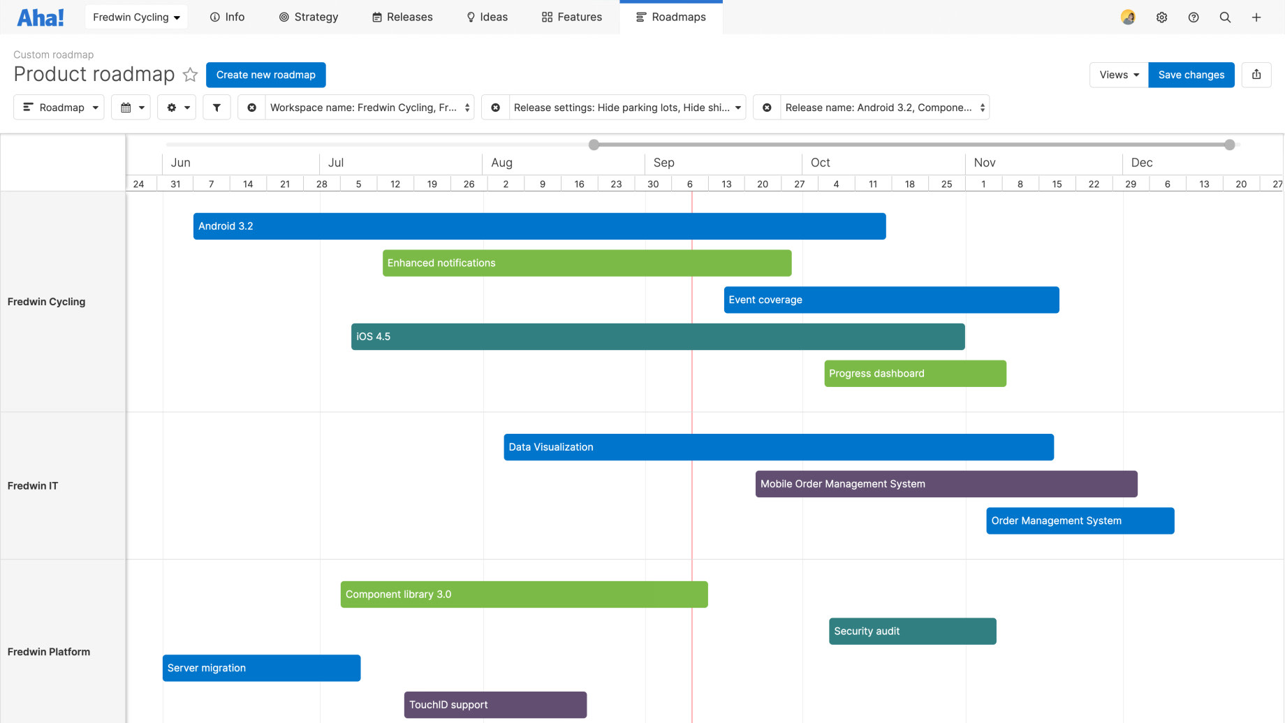 Aha! roadmap