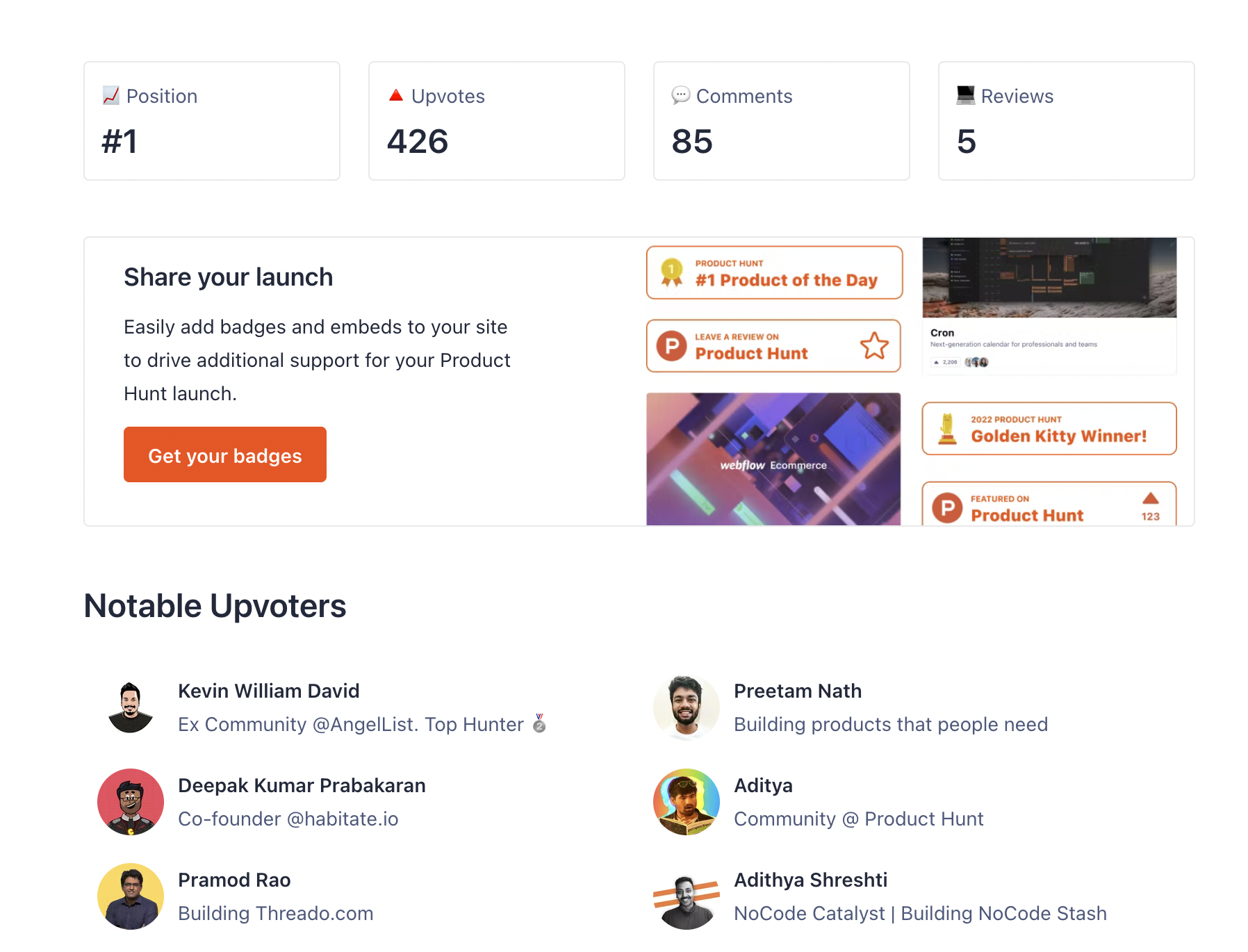 Notify your website visitors about the product launch